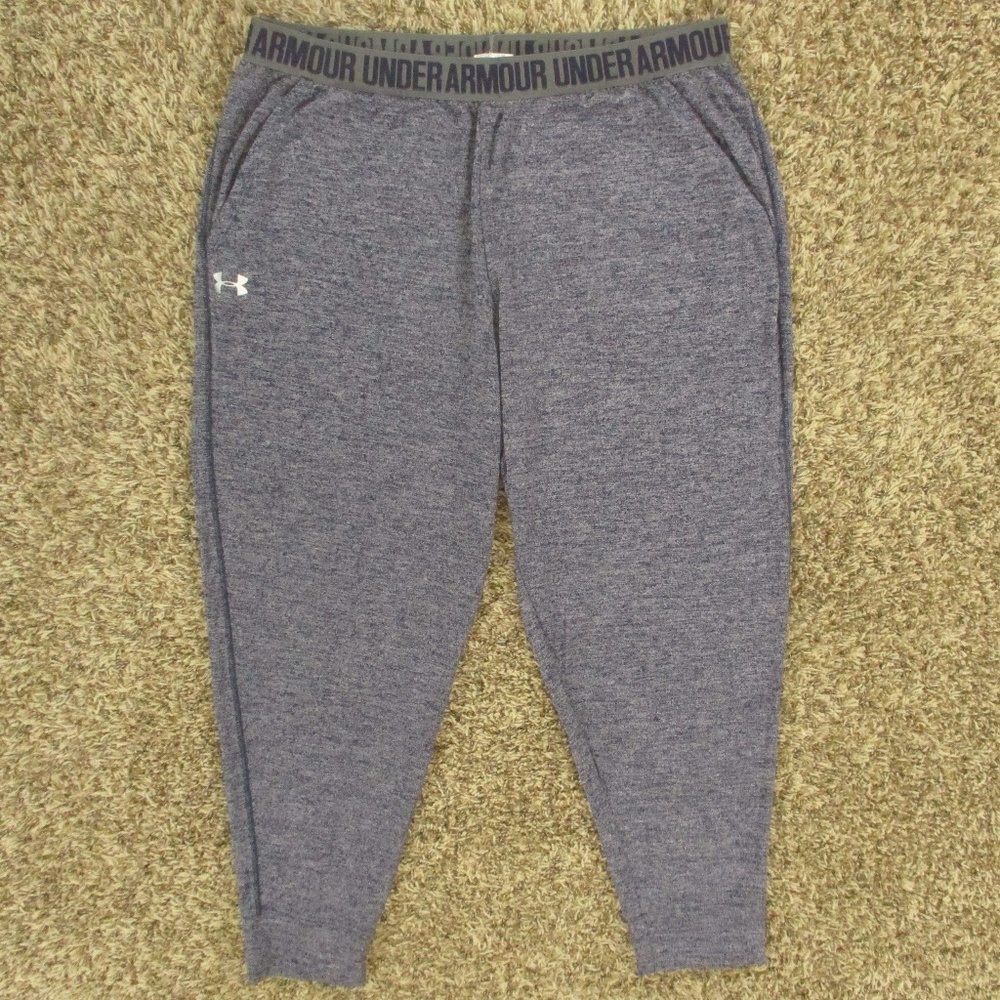 Under Armour Blue and Gray Joggers for Active Comfort